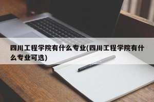 四川工程学院有什么专业(四川工程学院有什么专业可选)