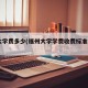 福大学费多少(福州大学学费收费标准2021)